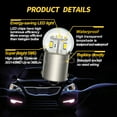 thumbnail image 3 of Ruiandsion 1156 LED Bulb 24V White BA15S P21W 7506 LED Bulb Replacement for Backup Reverse Turn Signal Tail Lights,2 PCS, 3 of 6