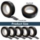 thumbnail image 2 of Electrical Tape, 6 Pieces Electrician Tape, 19mm * 20m Electrical Insulation Tape for Wiring Projects and Repairs (Black), 2 of 4