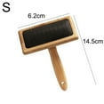 thumbnail image 7 of SPRING PARK Pet Wood Handle Cushion Slicker Brush for Cats & Dogs Grooming, Detangle, De-Shedding - Engineered to Remove Dead Hair, 7 of 7