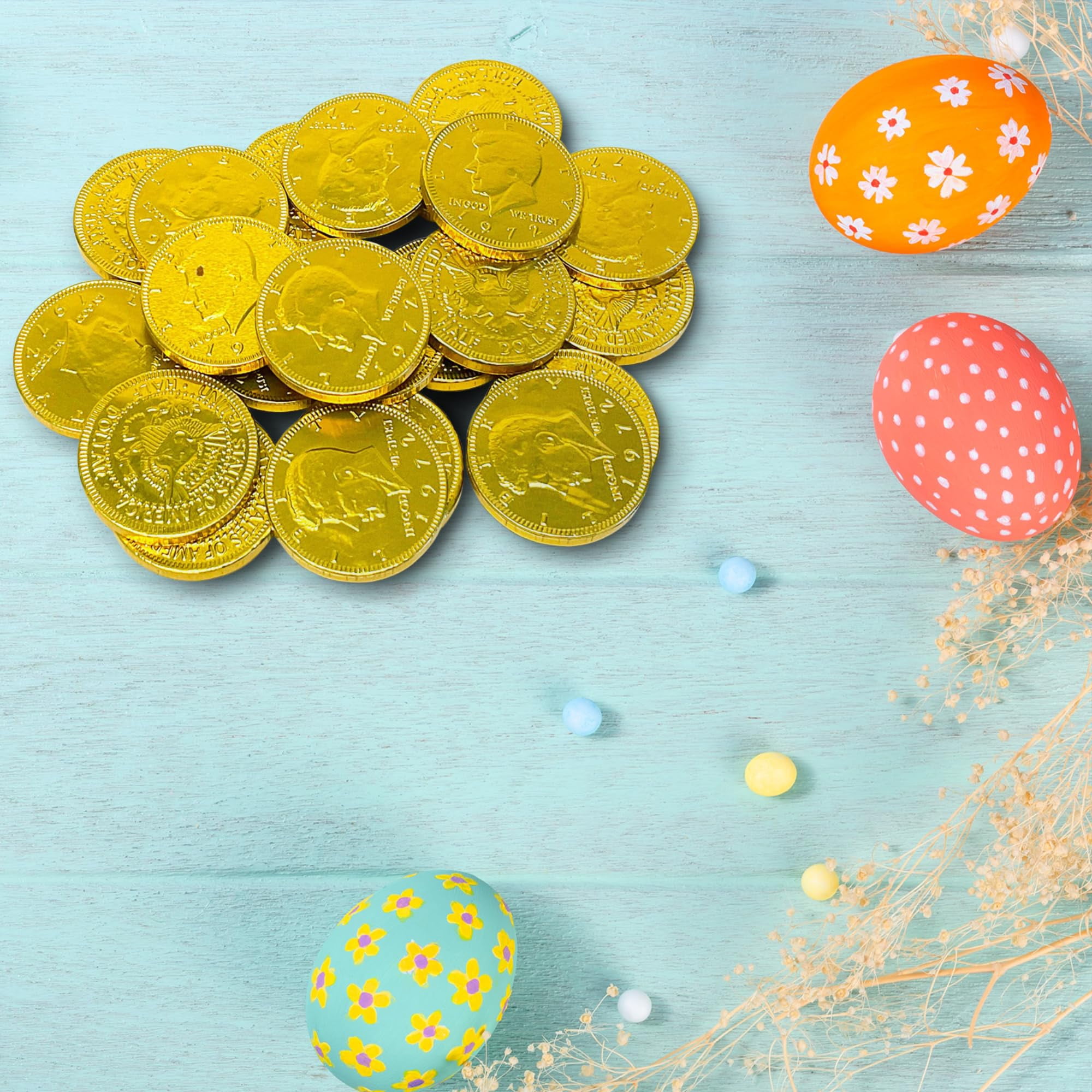 Candy Crate Chocolate Large Gold Coins 5lb Bag