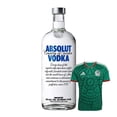 thumbnail image 1 of Vodka Absolut Blue 750 ml + Jersey Verde S, 1 of 3