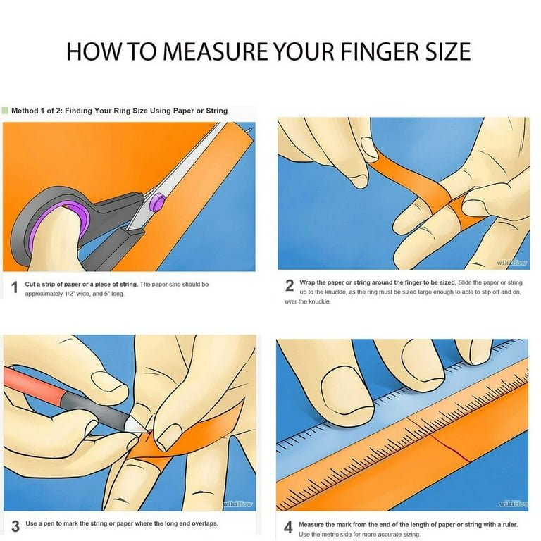 How To Measure Your Ring Finger With Paper How To Measure Ring