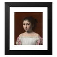 thumbnail image 2 of Henri Fantin-Latour 12x14 Black Modern Framed Museum Art Print Titled - Marie-Yolande De Fitz-James (1867), 2 of 5