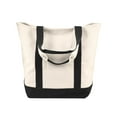 thumbnail image 1 of Comfort Colors C340 Canvas Heavy Tote - Ivory/ Black - One Size, 1 of 2