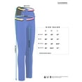 thumbnail image 6 of ClothingAve. Women's High Waist Sailor Pants Contrast Waist Banded Panels Slim Fit female Pants, 6 of 6
