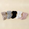thumbnail image 4 of DEELLEEO 5pcs Baby Girls‘ Solid Color Leggings  Suitable For Daily Wear, 4 of 6