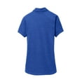 thumbnail image 6 of Port Authority Adult Female Women Electric Heather Polo True Royal 4X-Large, 6 of 6