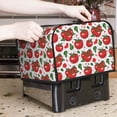 thumbnail image 7 of Honeii Hand Drawn Tomatoes Print 4 slice Toaster Cover, Two Slice Toaster Dust-proof Cover For Kitchen Small Appliance and Fingerprint Protection, 7 of 7