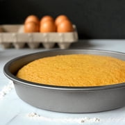 Mainstays 9 x 9 Round Nonstick Steel Cake Pan, Dark Gray