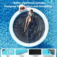 thumbnail image 6 of Danrelax 12FT Sunchill Round Inflatable Float Ring for Adults, Heavy Duty Hammock Pool Lounger with Pump, for Lake, Ocean & Pool, 6 of 9