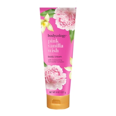 Bodycology Shea Butter Body Cream, Pink Vanilla Wish 8 oz.
