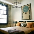thumbnail image 4 of Golden Lighting Mercer 5-Light Chandelier in Matte Black, 4 of 6
