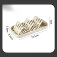 thumbnail image 2 of Bar Soap Holder – Carbon Steel Waterproof Shampoo Bar Soap Dish with Drain Tray, W-Shape Non-Slip, for Bathroom, Kitchen, Shower, 2 of 8
