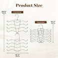thumbnail image 3 of House Day Tank Top Hanger, 40 Hooks Capacity Foldable Wood Space Saving Hanger Closet, Organizers for Adult Dorm, 3 of 9