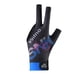 thumbnail image 5 of Guante de billar de 3 dedos, guante deportivo profesional para adultos, ligero Negro Azul, 5 of 9