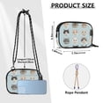 thumbnail image 4 of FORMRS Mini Crossbody Bag for Women Adjustable Shoulder Rope Travel Casual Phone Purse, Cute Cat Faces, 4 of 7
