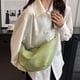 thumbnail image 3 of Bolso bandolera de piel suave para mujer, bolso bandolera grande con correa ancha, bolso bandolera grande de piel, bolso hobo vintage, 3 of 5