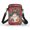 Christmas Santa Print, variant on Chririnla Christmas Cow Pattern Mini Phone Purse, Adjustable with Crossbody Strap Cell Phone Purse for Shop Daily Use