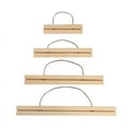 thumbnail image 2 of Solid Wood Magnet Hanging Picture Clip poster Clip Magnetic Absorption Hanging Frame Canvas Framed Photo Frame Hanging Shaft Hanging Rod - style：Pine wood material；, 2 of 5
