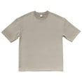thumbnail image 4 of Fashion YLSDY Men's Classic Waffle Short Sleeve Tees, Solid Color Textured Casual Daily Clothes Short Sleeve Comfy Vacation Shirts Khaki L, 4 of 7