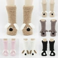 thumbnail image 2 of FUZHIQ Christmas Socks Women Christmas Fuzzy Cozy Soft Thermal Crew Socks Red Socks for Women Fuzzy Lined Warmth Cozy Indoor Wear, 2 of 4