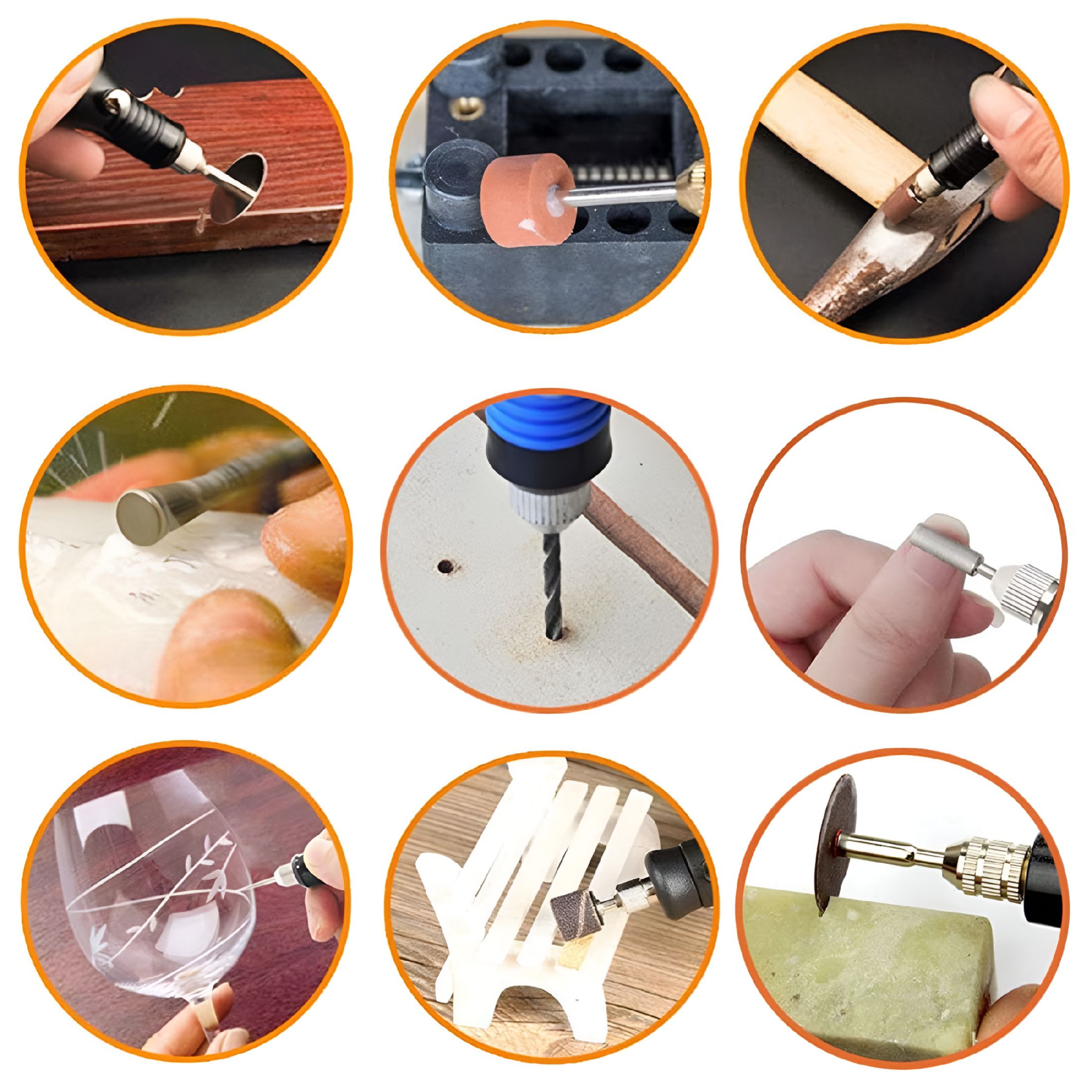 CURYMAY 2026 New 108Pcs Engraving Tool Kit Electric Micro Engraver Etching Pen Diy Rotary Tool Set with Scriber Pen Stencils Grinding Needles for Jewelry Glass Wood Metal Ceramic Plastic