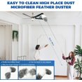 thumbnail image 4 of Dusters for Cleaning, Feather Duster Long Handle Pole 30-100 inches, Topboutique Retractable Gap Dust Brush Cleaner,Household Cleaning Dusters for Cobweb,Furniture,8 Pack, 4 of 9