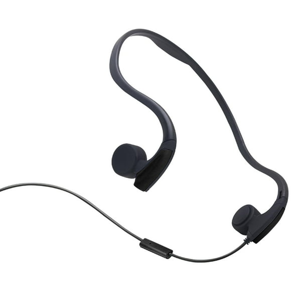 Miulika Casque Filaire Commande Vocale Interface 3,5 mm pour Téléphones Intelligents option1 Noir