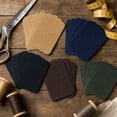 thumbnail image 4 of 25Pcs Iron-On Patches for Clothing Repair, Assorted Colors & Shapes Fabric Mending Kit with Denim, Twill & Cotton, No-Sew Heat Press Adhesive Patch for Jeans and DIY Crafts,3.7" x 4.9", 4 of 5
