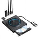 thumbnail image 2 of Unidad Óptica Externa USB CD Portátil Reproductor de DVD Quemador Tarjeta de Expansión Escritorio Externo Ordenador Portátil Grabación, 2 of 5