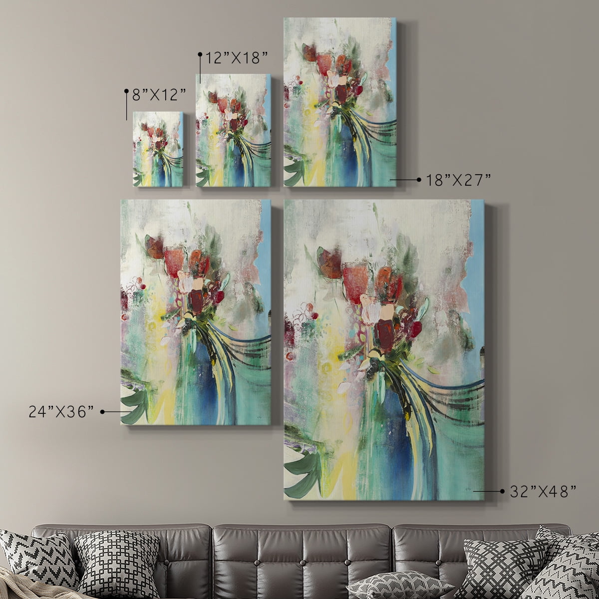 Celebration I Premium Gallery Wrapped Canvas - Ready to Hang