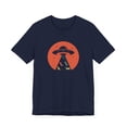 thumbnail image 3 of Cat UFO Funny Cat humor Kitten Owner UFO lover flying saucer Unisex T-shirt, 3 of 8