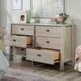 thumbnail image 2 of Sauder Trestle 6 Drawer Dresser, Chalked Chestnut Finish, 2 of 13