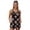 Black and White-Skull Rose, variant on Starfish Shell Printed Tankini Swimsuits for Women Tummy Control Bathing Suits Two Piece Swimwear Set for Summer Beach, 3XL
