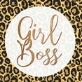 thumbnail image 2 of Allen, Kimberly 15x15 White Modern Wood Framed Museum Art Print Titled - Girl Boss Leopard 2, 2 of 4