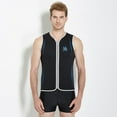 thumbnail image 4 of HETSUITS 3MM Neopreno sin mangas Natación SunScreen Tops Tops Tops de traje de traje de traje de baño para aeróbicos de agua Piragüismo Surfing Kayak Negro XL seitruly OD003694-03, 4 of 7