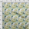 thumbnail image 3 of oneOone Cotton Jersey Lime Green Fabric Florals Diy Clothing Quilting Fabric Print Fabric By Yard 58 Inch Wide, 3 of 4