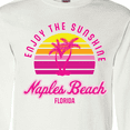 thumbnail image 4 of Inktastic Summer Enjoy the Sunshine Naples Beach Florida in Pink Long Sleeve T-Shirt, 4 of 5