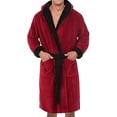 thumbnail image 1 of Albornoz de polar con capucha para hombre s202412246357, 1 of 1