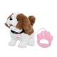 thumbnail image 3 of Juguete electrónico para pasear perros, simulación de mascota, color aleatorio, accesorios, suave, musical. Blanco Marrón, 3 of 9