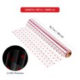 thumbnail image 2 of MasteelfCA STOBOK Cellophane Wrap 2.5 Mil Épaisseur, Rouleau de Cellophane Motif à Pois Rouges, Sacs en Cellophane pour Emballage, Paniers Cadeaux, Arts et Artisanat (3000x40cm), 2 of 8