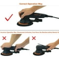 thumbnail image 2 of MAXXT Random Orbital Sander Brushless 350W 3A Multi-Function Variable Speed Electric Corded Orbital Sanders Machine with 10 Sanding Paper for Woodworking, Drywall Sanding, Polishing (2.5mm Orbit)…, 2 of 9