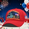 thumbnail image 2 of 2026 United States 250th Anniversary Hat Eagle & Liberty Full Embroidery Adjustable Unisex America Army Baseball Cap, 2 of 3