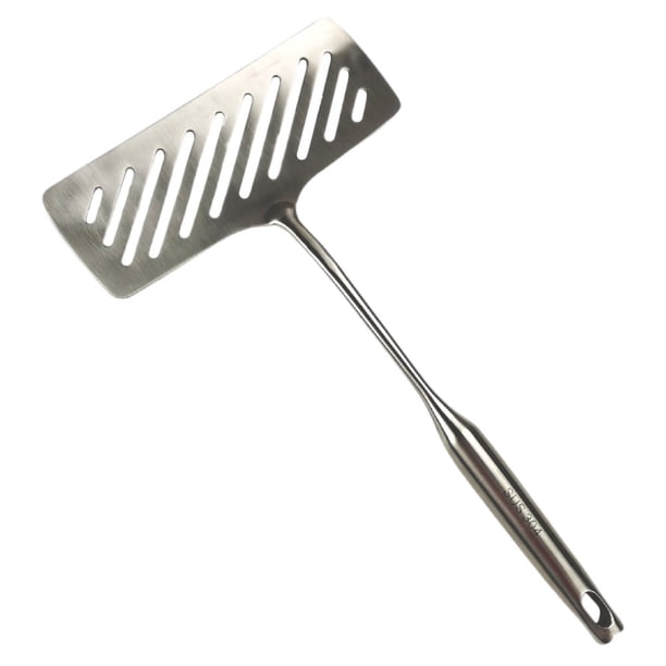 1 unid Acero inoxidable Freír Pescado Espáquea Steak Spatula Pequeña Panqueque Espáquera