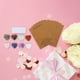 thumbnail image 3 of Juego de tarjetas de felicitación con piedras en forma de corazón para San Valentín y el Día de la Madre Kit de tarjetas DIY para decoraciones románticas y tarjetas de intercambio DIY, 3 of 7