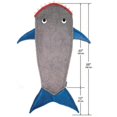 thumbnail image 2 of Lzymsz Shark Tail Blanket Mermaid Double Polar Fleece Shark Cozy Warm In Sofa Bed Christmas Birthday Gift For Children Teens Sleeping Bag-1, 2 of 5