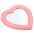 thumbnail image 4 of Miangastore Heart Shape Mirror Tabletop Makeup Mirror Creative Standing Wall-mounted Mirror, 4 of 8