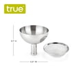 thumbnail image 4 of Decantador aireador True Fountain de Wine Funnel con colador SS, 4 of 9