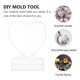 thumbnail image 3 of RENACLIPY 1Pc White Silicone Photo Frame Mold with Creative Love Shape for DIY Epoxy Art, 3 of 8