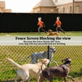 thumbnail image 2 of Artpuch  Black Fence Privacy Screen Windscreen Shade Fabric Cloth HDPE, 90% Visibility Blockage, customizable 6x288 FT, 2 of 5